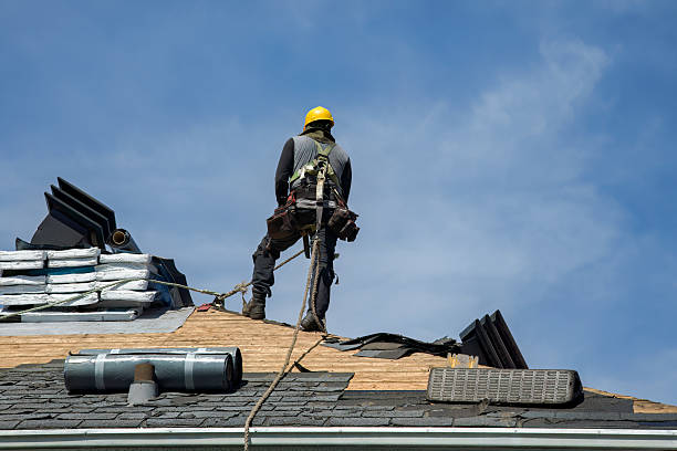 Professional Metal Roofing technician working in Shrewsbury, MA
